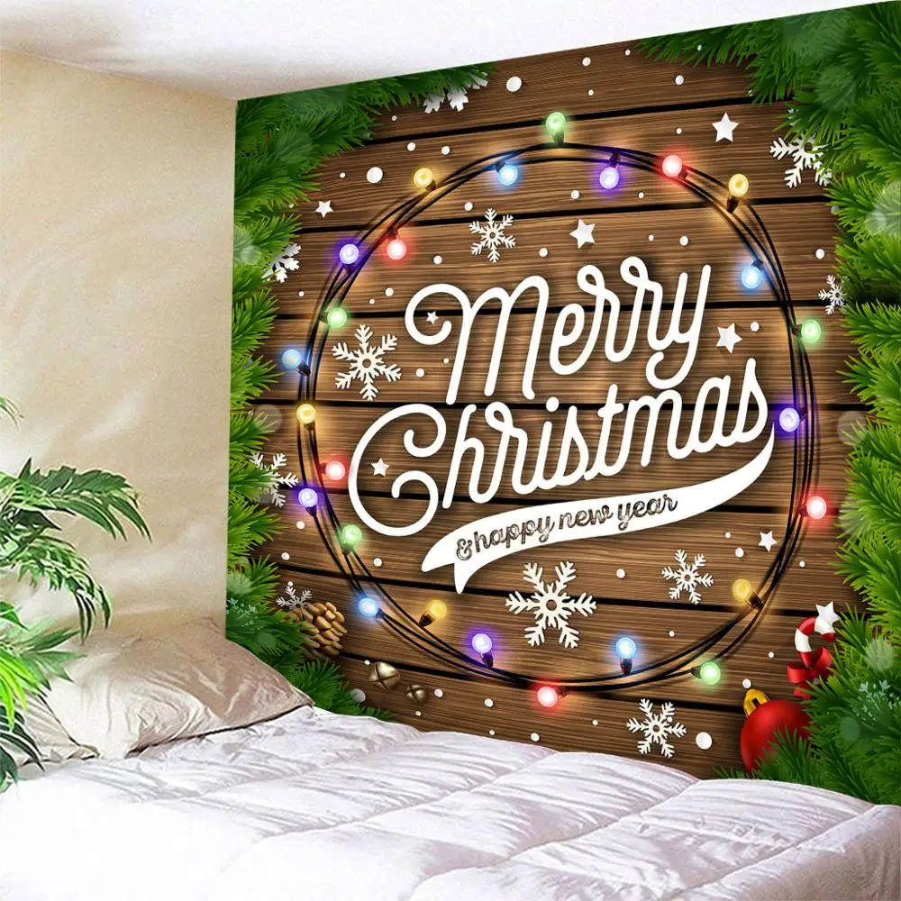 3D Рождественская настенная декоративная Гобеленовая роспись, украшение для фона, прямоугольный Гобелен/коврик, покрывало, Прямая поставка - Цвет: 05