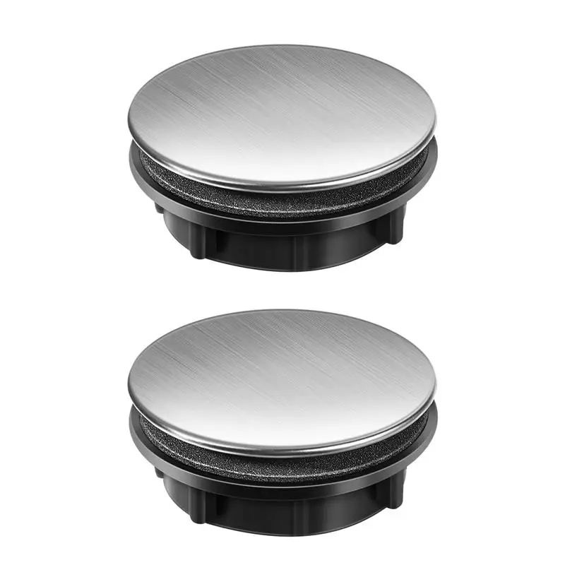 

STOBOK 2pcs Kitchen Faucet Hole Cover Stainless Steel Kitchen Sink Tap Hole Dispenser Hole Cover Home (25-30mm Hole)