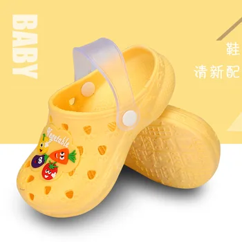 

Baby Girl Cartoon Fruit Toddler Beach Water Garden Slippers Kids Boy Cave Shoes Children Summer Flip Flops Indoor Cute Sandals