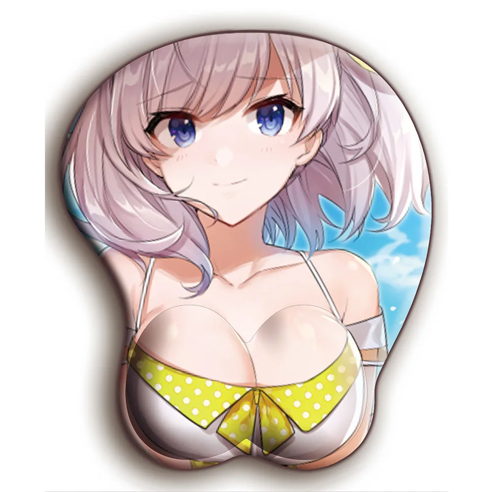 Anime Girl 3d Mouse Pad