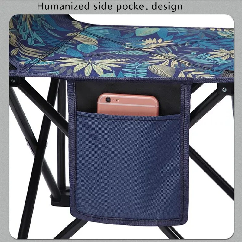 Hot Sale Summer Outdoor Portable Folding Oxford Beach Chair High Strength Camping Fishing Chair