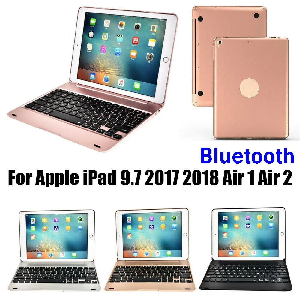 Беспроводная Bluetooth клавиатура чехол для iPad Air 1/2 9,7 "2018 6th Gen