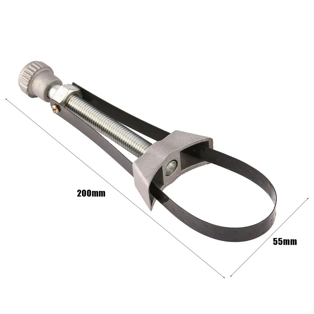 Oil Filter Strap Wrench Up To 120mm Diameter Adjustable Oil Filter Removal Tool Portable Automobile Hand Tools