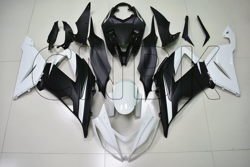 INJECTION mold Для Zx6r Обтекатели 636 Zx-6r 13 14 черные белые Обтекатели ниндзя Zx-6r 2013- обтекатели - Цвет: INJECTION mold