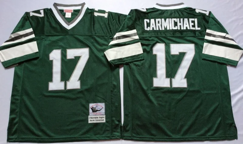 Золотой Stitiched, Philadelphia s, Reggie White, Randall Cunningham, Jerome коричневый, Joyner Green, возврат для мужчин, Настоящее фото Джерси - Цвет: Золотой