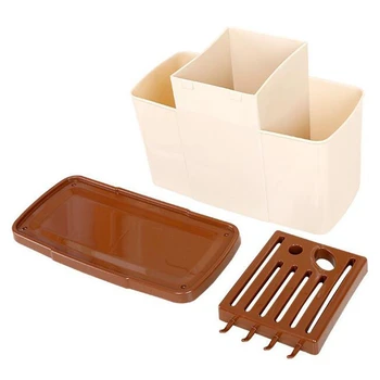 

A01-Storage Holders Drainer Knives Racks Spoons Shelf Forks Kitchen Chopsticks Organizer