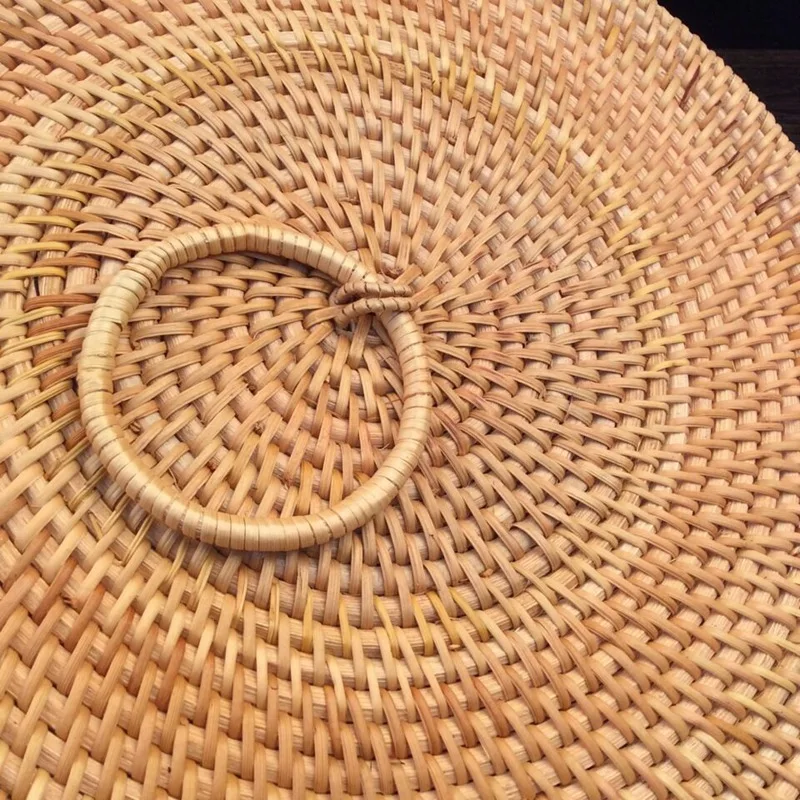 Fruit Box Basket Rattan Storage Tissue Key Package New Year Paper Sundries Hand Made Round Rectangle Cover Dried Fruit(Color B) | Дом и сад