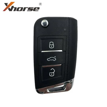 

[UK Ship] Xhorse Super Remote Key MQB Style 3 Buttons Built-in Super Chip XEMQB1EN English Version 5pcs/lot