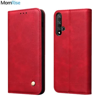 

Vintage Leather Flip Cover For Huawei Honor 20 20S 20 pro / 20 lite Wallet Luxury Card Stand Magnet Book Cover Phone Case Fundas