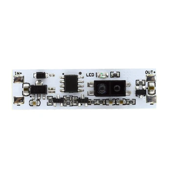 

Taidacent 5-24V Hand Sweep Sensor Switch DIY IR Proximity Sensor LED Cabinet Light Photoelectric Motion Sensor Pir Light Switch