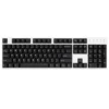 Taihao – capuchons de touches pour clavier mécanique de jeu, en abs double injection, blanc sur noir, pour bricolage d64 bm60 xd68 bm68 xd84 gh60 xd96 ► Photo 1/6