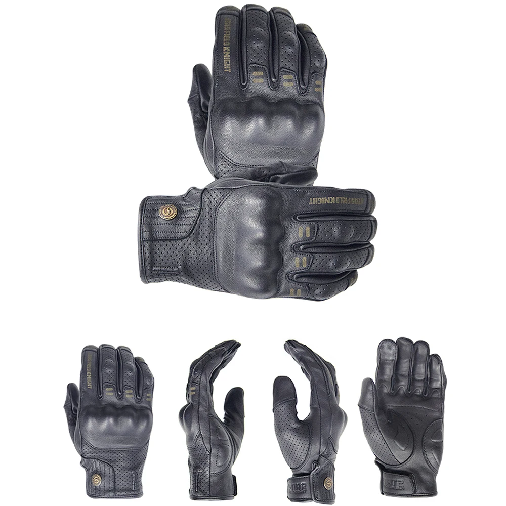 Звездное поле рыцарь классические винтажные перчатки Rether мотоциклетные