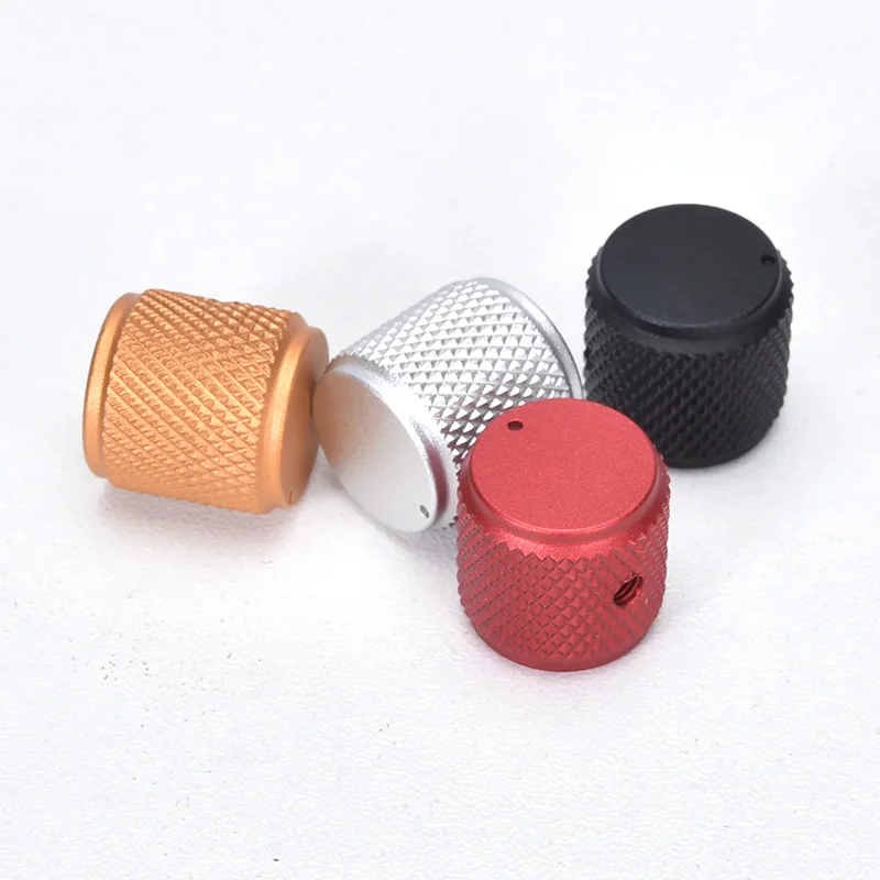 1pcs 알루미늄 원통형 널링 손잡이 직경 15MM 높이 15MM, 전위차계 손잡이 15*15MM
