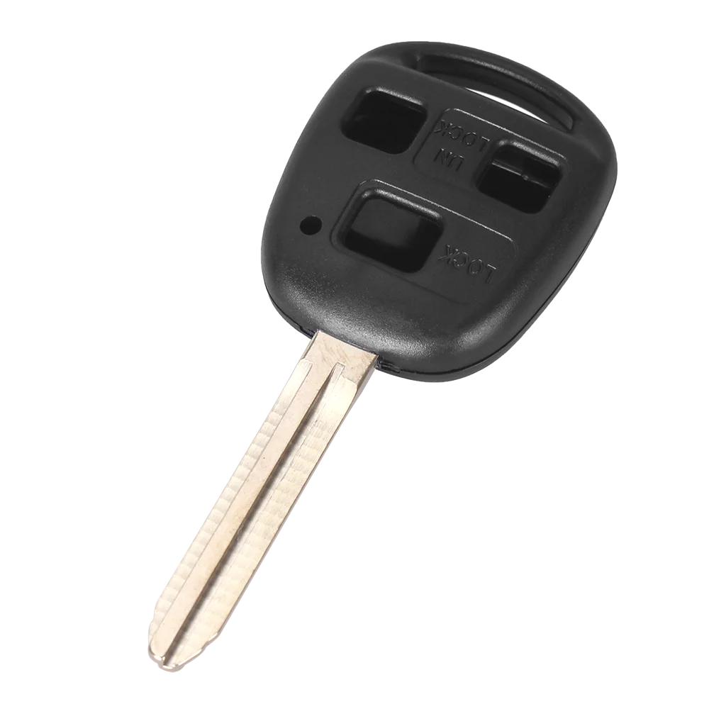 KEYYOU 20X3 кнопки дистанционного ключа оболочки для TOYOTA 43 Cruiser Camry Fob авто ключ чехол Крышка Uncut Blade автомобиль-Стайлинг