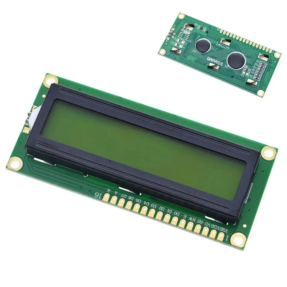 1PCS/lot LCD module Blue Green screen IIC/I2C 1602 for arduino 1602 LCD UNO r3 mega2560 LCD1602 - Color: lcd1602 Green