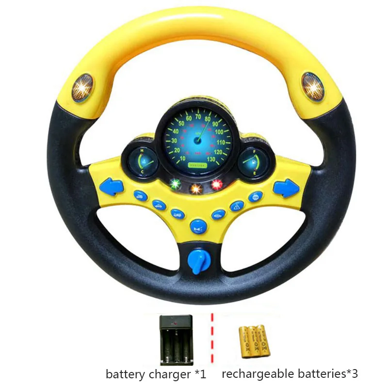 Детский автомобильный держатель игрушек Copilot имитация игрушка с рулевым колесом детская обучающая музыкальная игрушка маленький руль для детей
