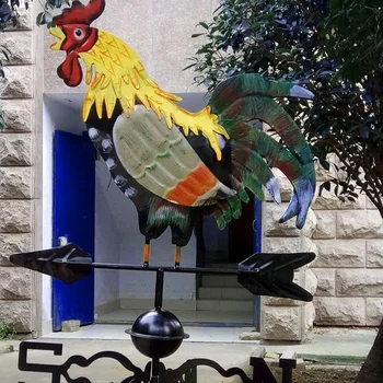 

Metal Weather Vane with Rooster Ornament Wind Vane Weather Vain for Roof Weather Vanes for Roofs Rooster Weathervane