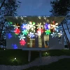 Solar powered LED Laser Projector Moving Snowflake Disco Light Waterproof Christmas Stage Lights Outdoor Garden Landscape Lamp ► Photo 2/6