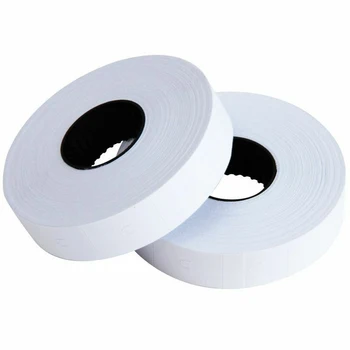 

10pcs/set Double Row Price Paper Price Label Rolls White Sticker Tag Refill For MX-6600 Coding Paper 23x16mm Stores Supplies