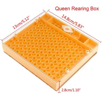 

Beekeeping Bee Queen Rearing Cell Box Plastic Honeycombs Bee Cage Isolation Apiculture Equipment