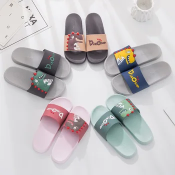 

Summer Parent-Child Family Cartoon Indoor Slippers Toddler Boys Girls Home Flip Flops Children Bedroom Shoes Beach Slipper