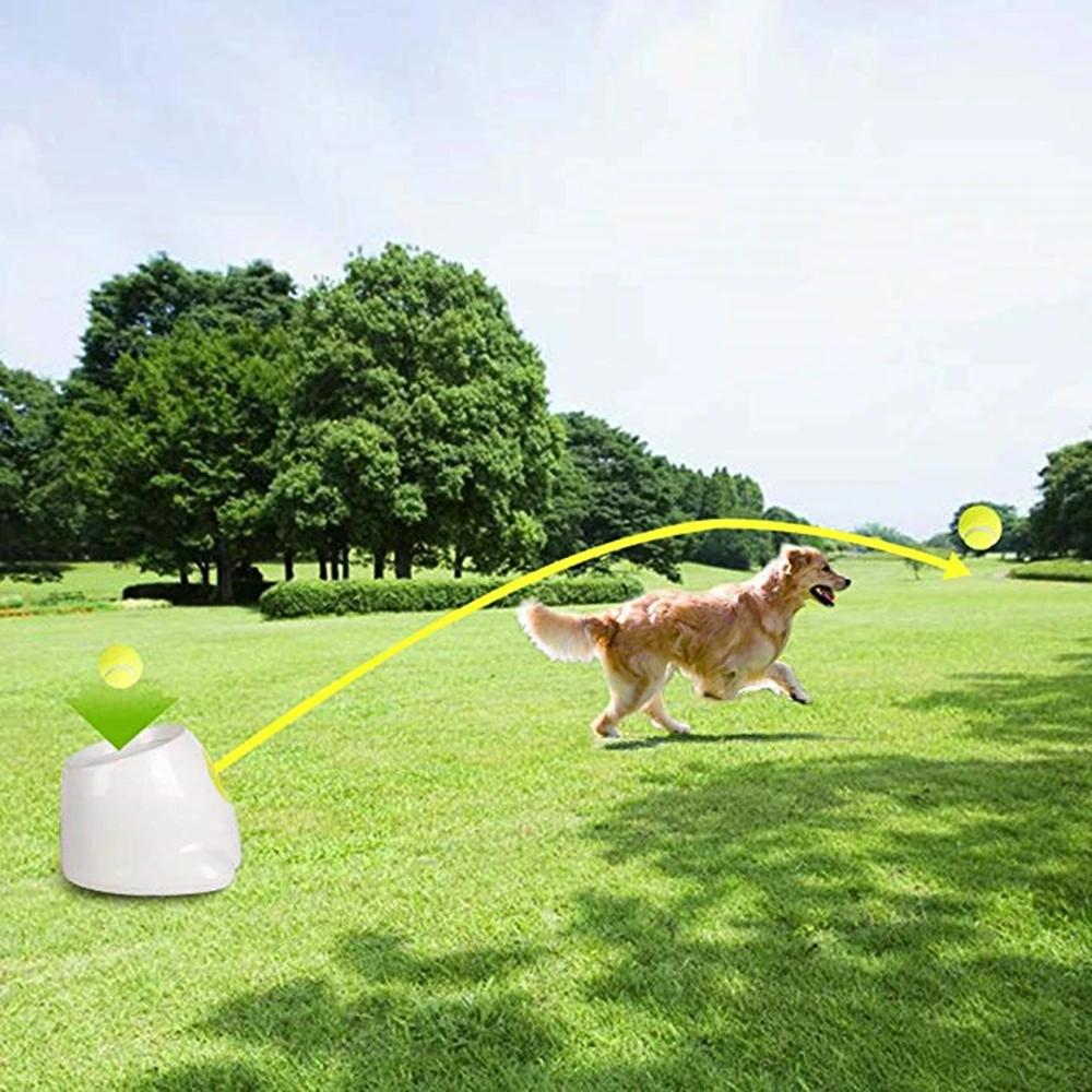 Теннисная пусковая Автоматическая метательная машина pet Ball throw Interactive Toys Автоматическая пусковая установка для мячей товары для домашних животных