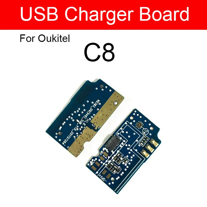 

Usb PCB Charge Port Plug Board For Oukitel C8 Charging USB Jack Dock Board Module Flex Ribbon Cables Replacement Repair Parts