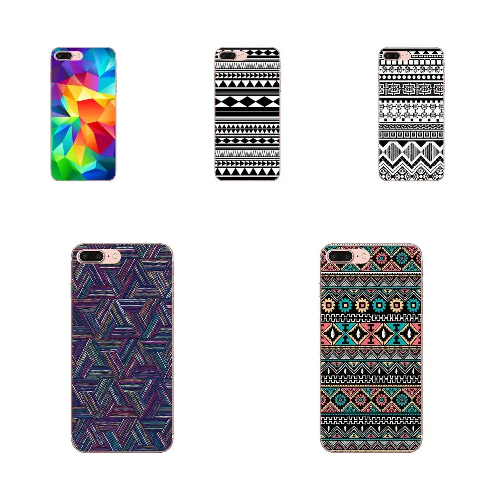 В виде геометрических фигур арт Треугольники Этнический Ацтеки в этническом