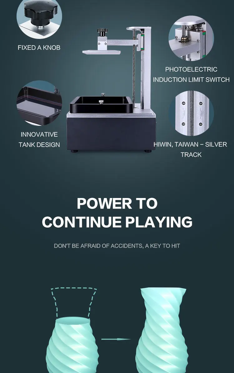 SUMAOPAI M300 Raspberry pi scheme nanodlp system 8.9-inch UV curing 3D printer 4K mono screen Photosensitive resin 3dprinter