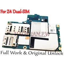 Полная работа оригинальная разблокированная материнская плата для Sony Xperia Z3+ Z4 Z3Plus E6533 двойная SIM материнская плата логическая схема плата пластина