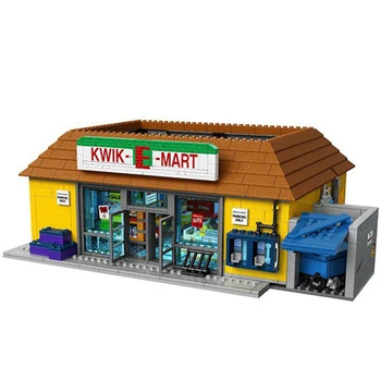 

In Stock 16004 2232pcs The Simpsons Kwik-e-mart Action Model Building Block Bricks Educational Toys Compatible 83004 71016