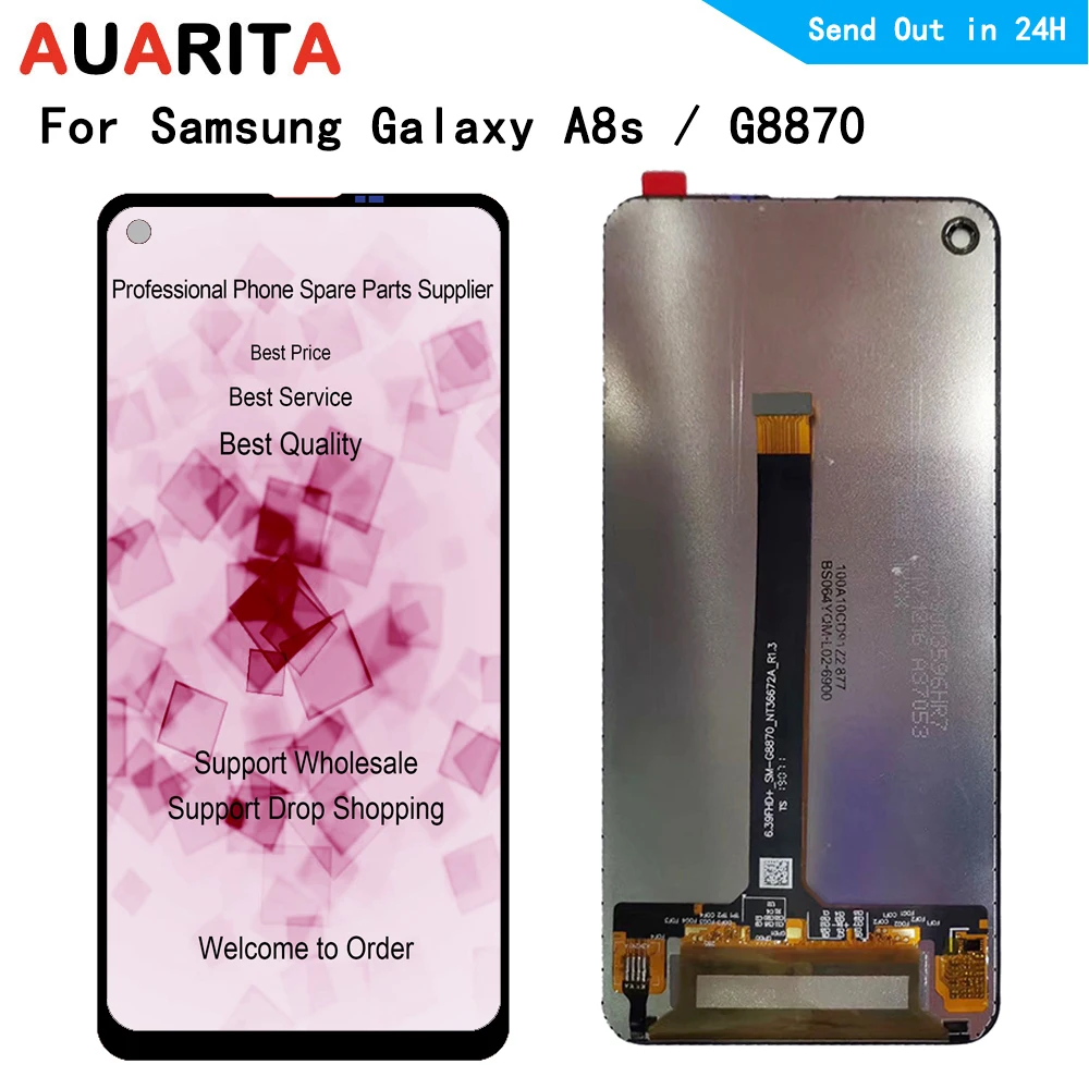 LCD Display For Samsung Galaxy A8S G8870 G887FZ A9 pro 2019 LCDs display Screen Touch panel sensor screen Digitizer Assembly | Мобильные
