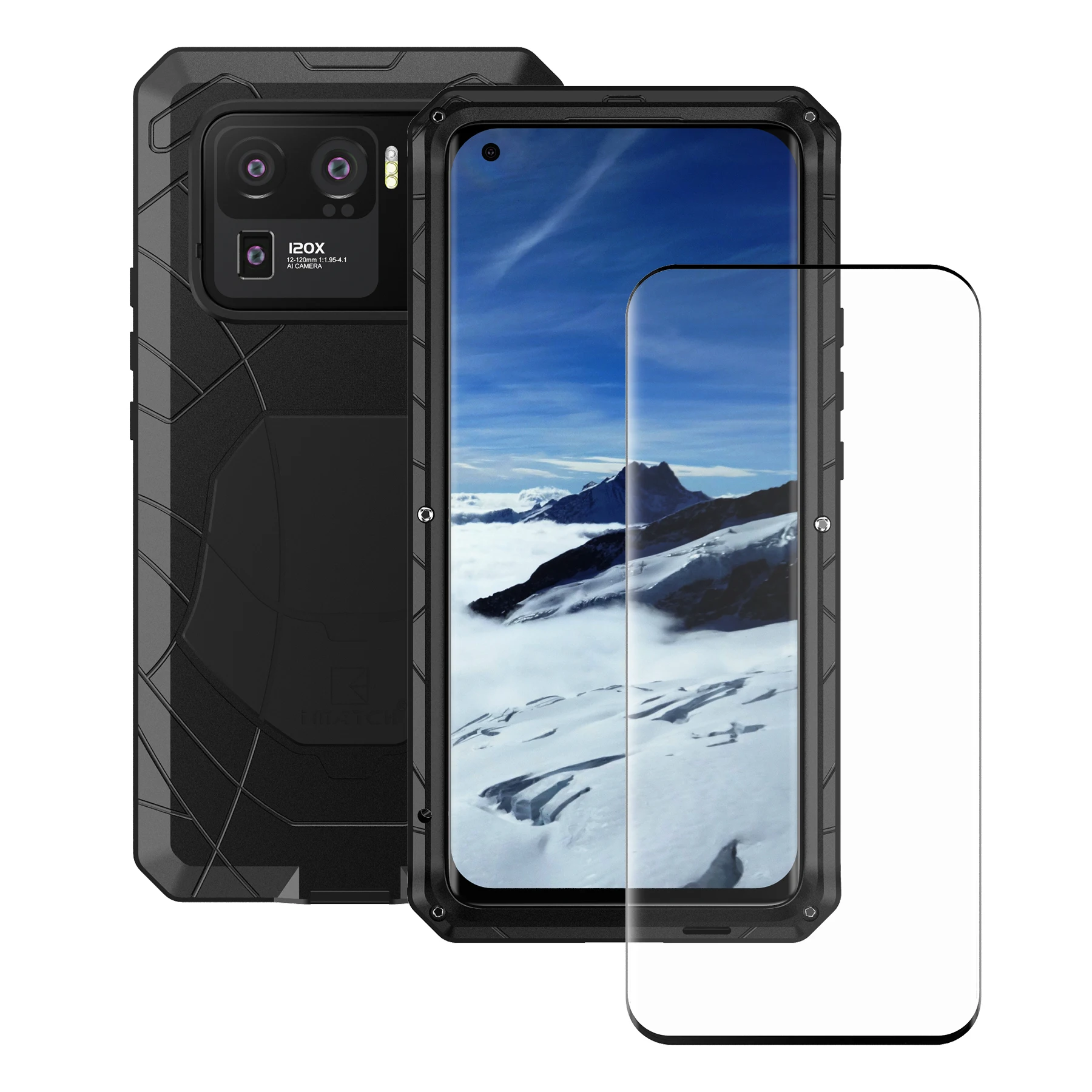 Чехол для телефона Xiaomi Mi 11 Ultra из закаленного стекла противоударный | Мобильные