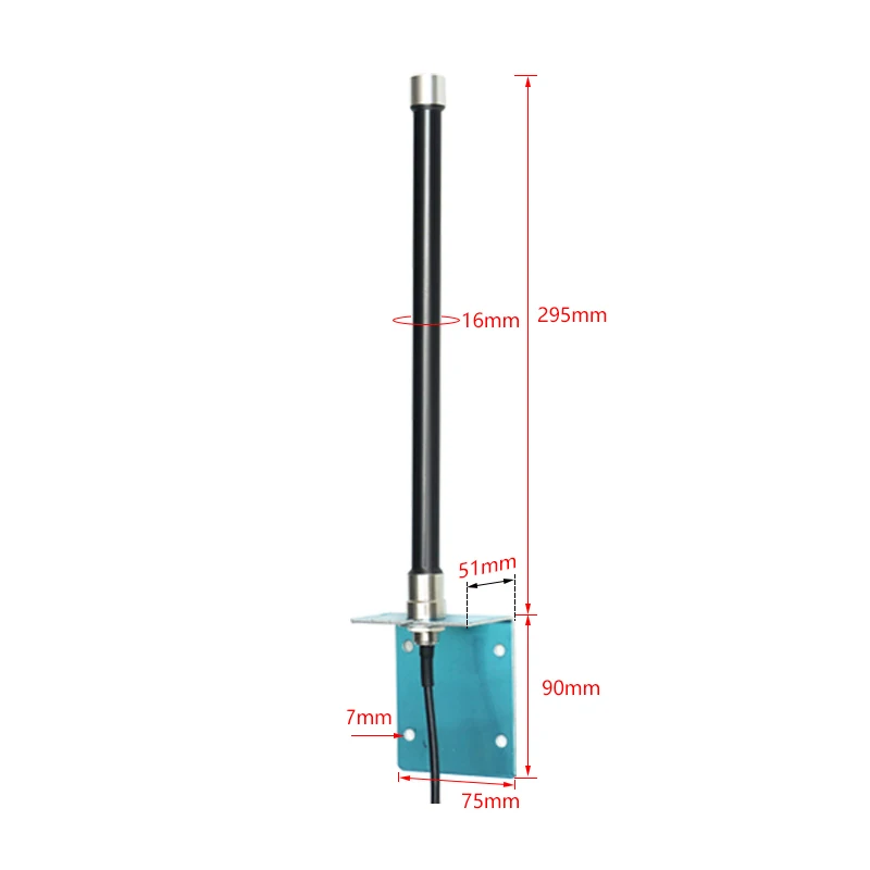 1PCS GSM 3G 4G 5G Manhole Cover NB-IOT Water Meter Waterproof Glass Fiber Reinforced Plastic 8DBI Antenna SMA N Male 5m Cable