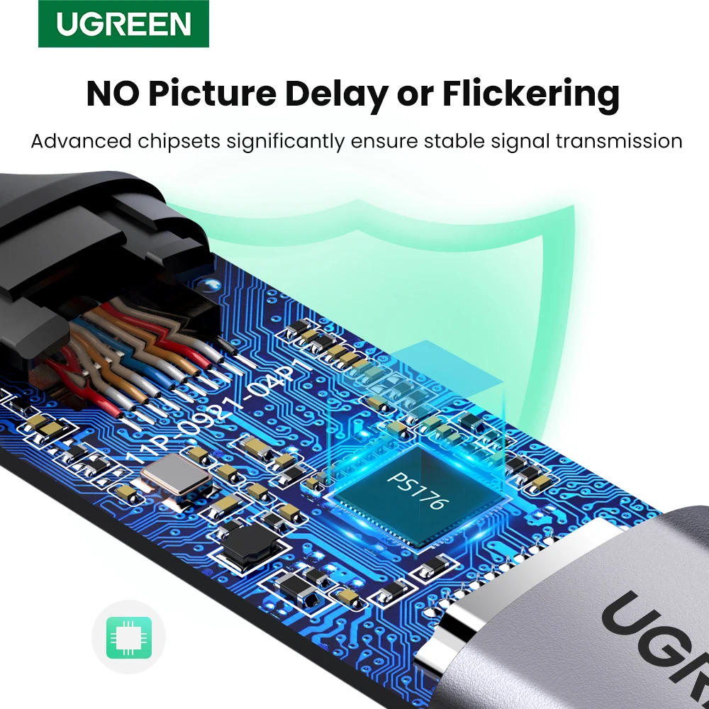 Ugreen-usb tipo c para Cabo Hdmi 4k Adaptador para Iphone 15 Xiaomi Macbook Pro Air Ipad Pro Samsung Galaxy - Image 6