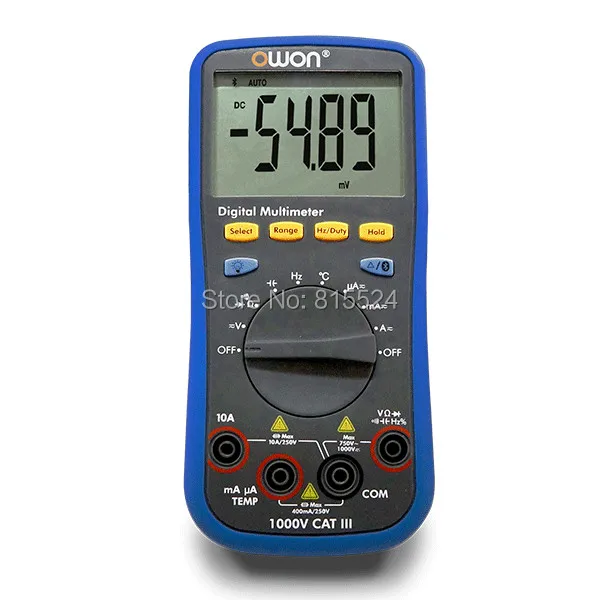 Цифровой мультиметр OWON B35T 3 5/6 с Bluetooth-совместимый Многофункциональный измеритель