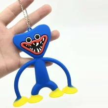 

2022 HSYK Novel Play-time Cute Character Silica Gel Keychain Fidget Toy Diy Handmade Funny Play-time Pendan