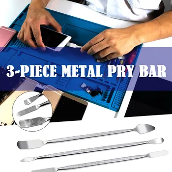 

Repair Opening Pry Hand Tool Kit Blade Smart Phone Tablet PC Metal Spudger Disassemble Tools Set For /IPad/Tablet 3PCS