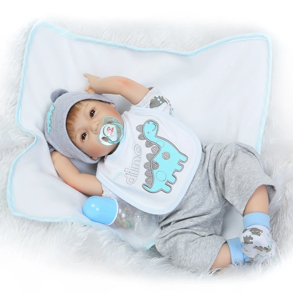Новинка 22 дюйма 55 см Реалистичная кукла reborn baby куклы милые куклы Рождественский подарок Новогодний подарок