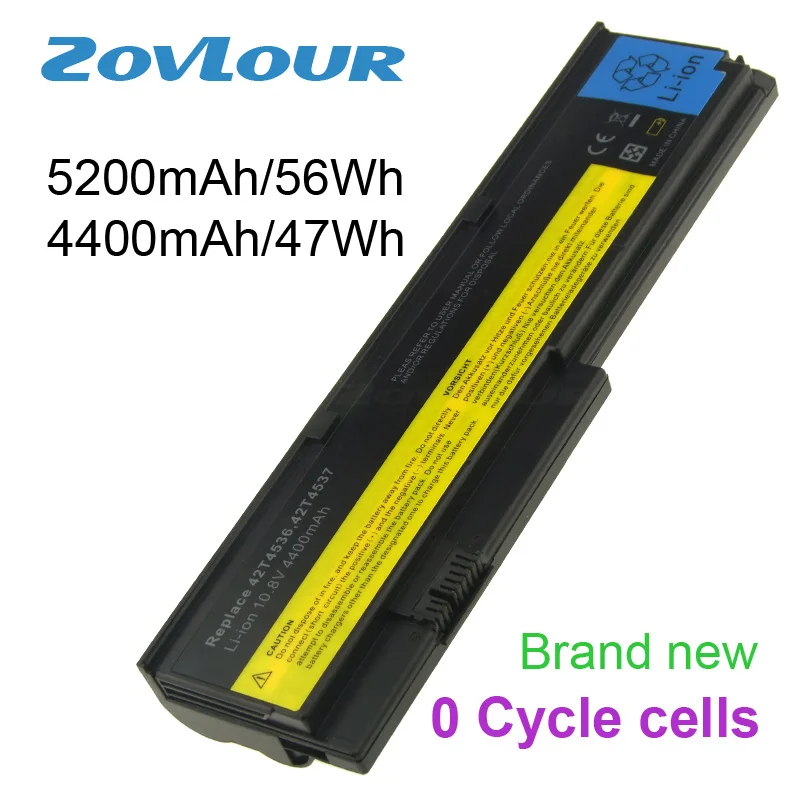 

Zovlour laptop battery 42T4834 42T4535 42t4543 42T4650 42T4534 For Lenovo IBM ThinkPad X200 X200s X201 Notebook computer