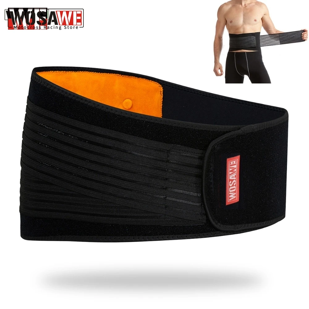 WOSAWE пояс для поддержки талии поддержка спины мотоцикла двойная регулировка