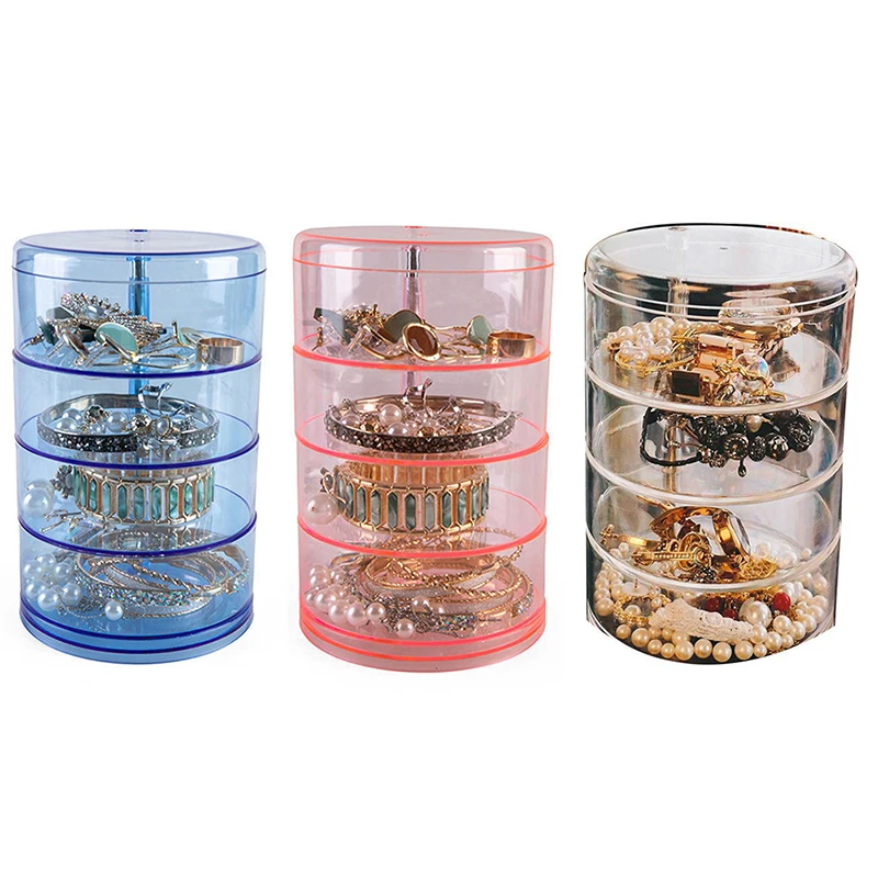 

Acrylic Rotatable Four-layer Eyelash Extension Eyebrow Makeup Brush Storage Box