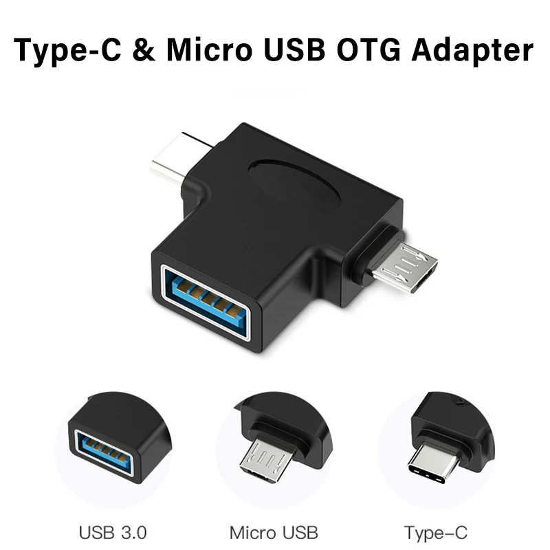 USB 3 0 Type C микро OTG адаптер переходник для Macbook Matebook SAMSUNG XIAOMI SONY с Micro 0|Переходники и