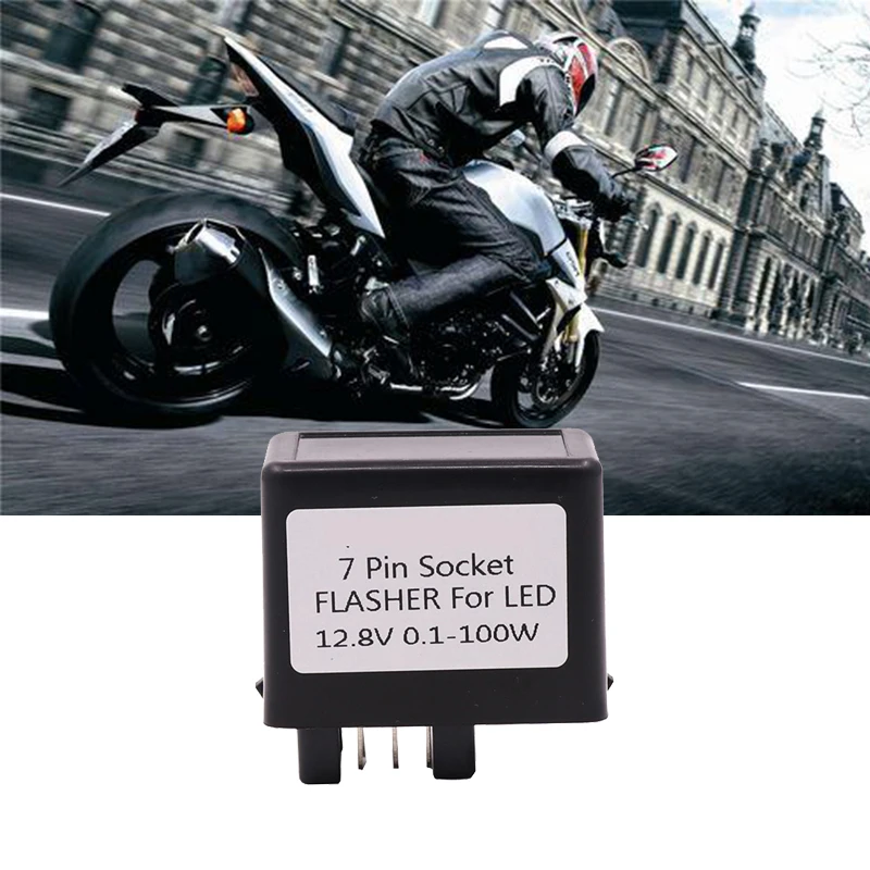 TiOODRE 12V 7 пин Поворотная сигнальная СВЕТОДИОДНАЯ мигалка реле для SUZUKI GSXR GSF GSX Hayabusa