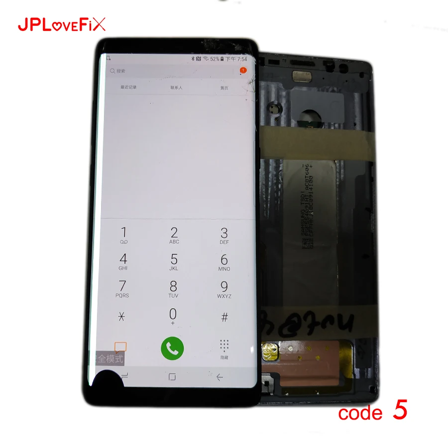 

JPFIX Super AMOLED For Samsung Galaxy Note8 N950 N950FD Glass Broken Practice LCD Screen Assembly Digitizer With Frame