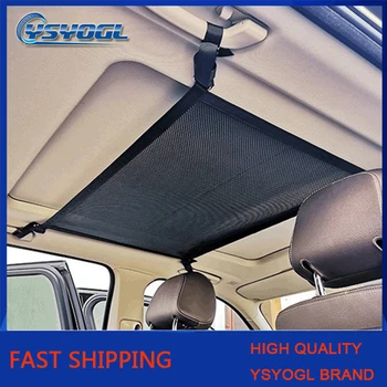 

Double-layer mesh roof storage mesh vehicle storage luggage mesh bag multifunctional hanging vehicle storage bag