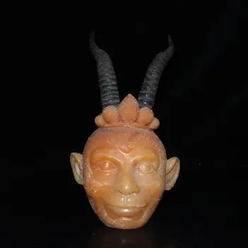 

Imitation honey wax monkey head sheep horn ornament