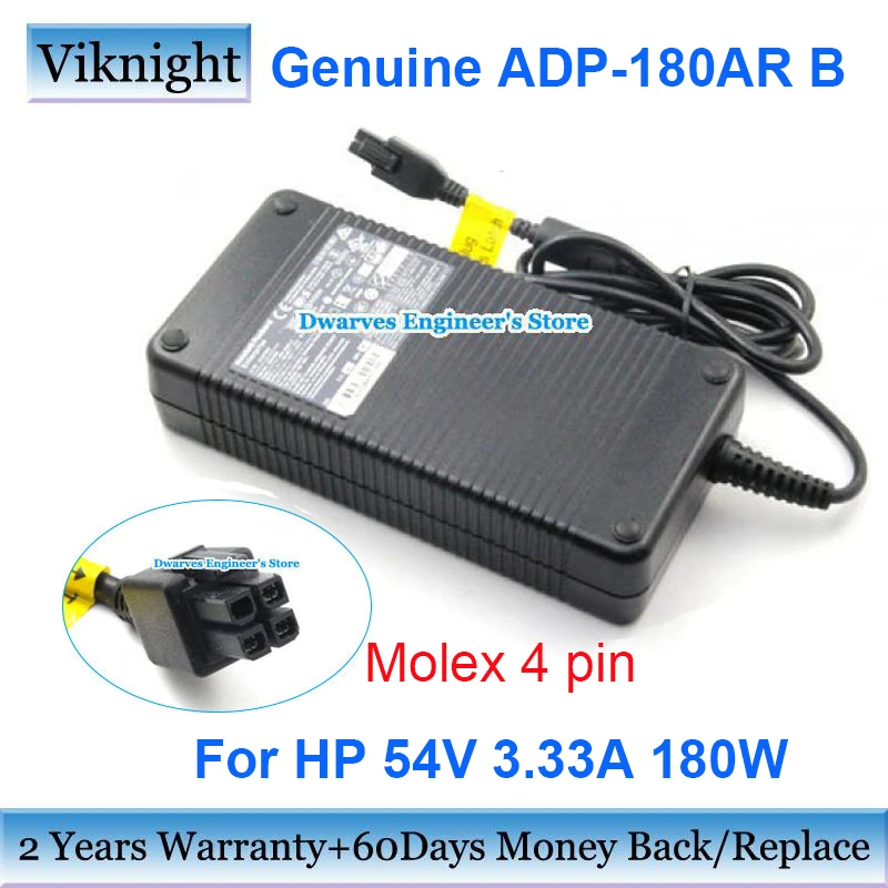 Genuine 54V 3.33A 180W Laptop Adapter for HP 5066 5559 ADP 180AR B