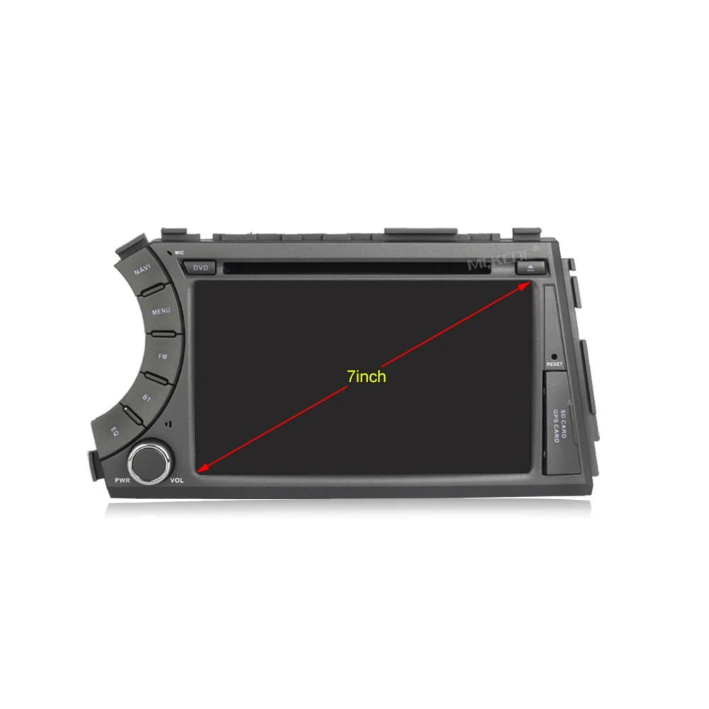 Perfect 2Din Car Multimedia Android 9.1 2G RAM 16G ROM Car DVD For Ssang Yong SsangYong Kyron Actyon 2005-2013 GPS Radio Stereo 4