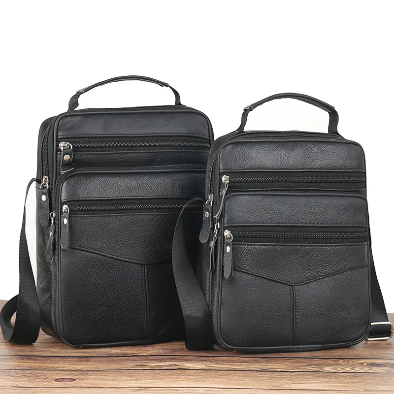 Men Cowhide Bags Messenger Hand Bags Business Shoulder Bags For Men 100% Genuine Leather Bags Luxury Handbags High Quality